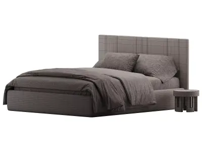 Massandra bed Low-poly 3D model