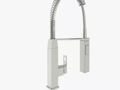 Grohe Eurocube mixer 3D model