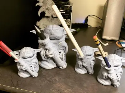 The Child Baby Yoda 3D model