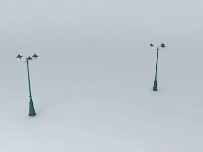 Square street lights1 3D model