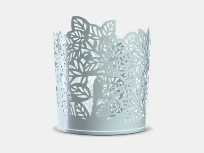 SAMVERKA tea light holder Low-poly 3D model