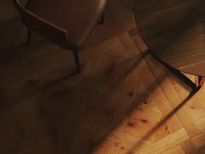 Dark interior scene 3D model