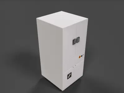 Cabinet - Low Poly Low-poly 3D model