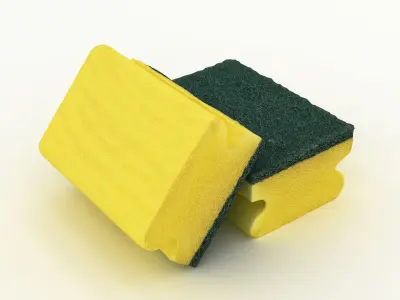 Sponge Scourer New 3D model