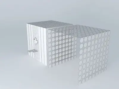 d cube with light Free 3D model