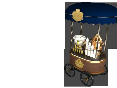 POP Stand Design 3D model