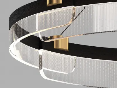 Chandelier MARGA Low-poly 3D model