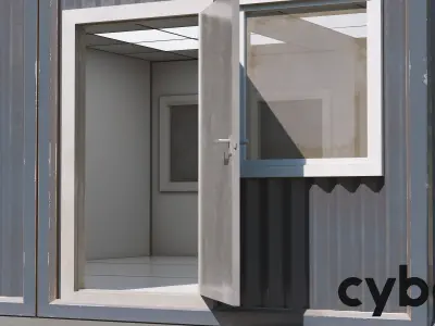 Container House Low-poly 3D model