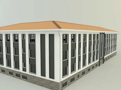 model school 13 3D model