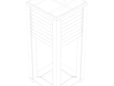 Ethimo Ginger Table Lamp 3D model