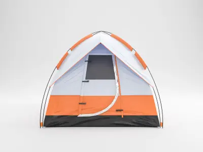 Camping Tent 01 4K PBR 3D model