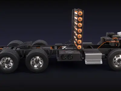  Hydrogen Semi-Truck Chassis 