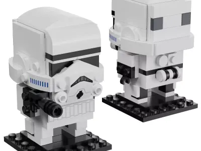 Lego Brickheadz - 41620 Stormtrooper 3D model
