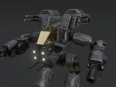  Robot Demolition Machine 3D model