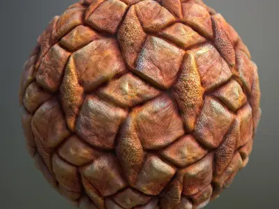 Material Skin Alien 13 Seamless PBR Texture Texture