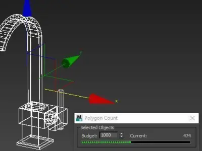 Kitchen and bathroom Tap  3D model