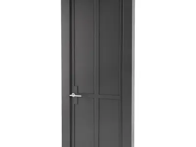 Modern entrance door 34 3D model