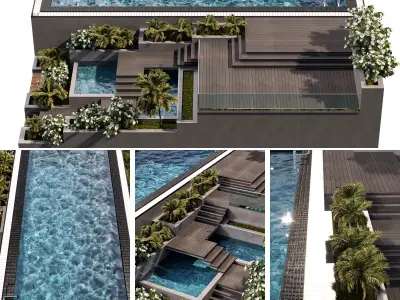 SWIMMING POOL NO25 A 3D model