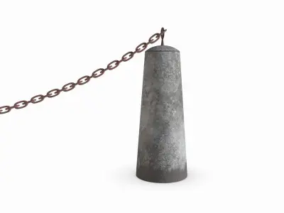 Chain Barrier Free 3D model