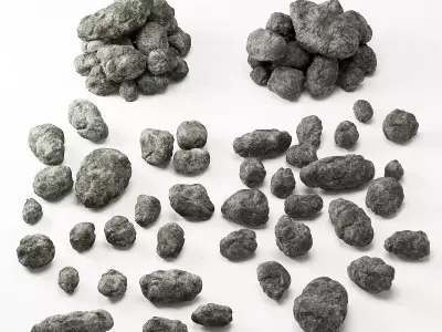 Stone collection n6 3D model