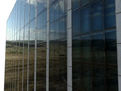 Philip Burton Federal Building Low-poly 3D model