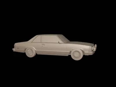 CHEVROLET MALIBU CLASSIC 1981 TWO DOORS   3D print model