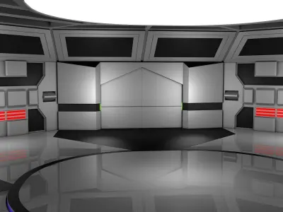 Sci Fi Room 3D model