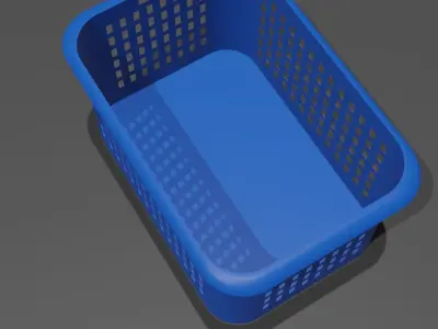 Basket Free low-poly 3D model