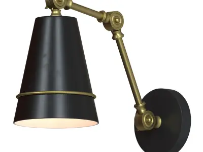 Wall lamp with switch Divinare 8035-19 AP-1 3D model