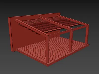 Corradi Pergotenda Awning PT60 3D model
