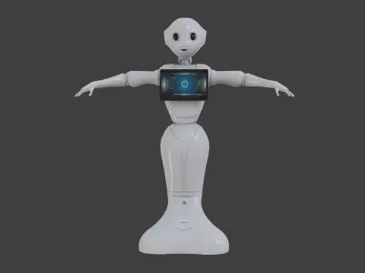 Robot Pepper Blender 3D model