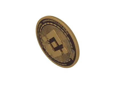 Binance Coin v2 002 3D model