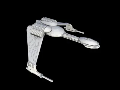 Star Trek - Klingon Bird of Prey - 3D Printable Model 3D print model