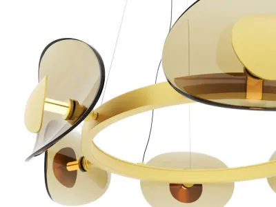 Pendant Lamp Mariposa 81cm Kare 3D model