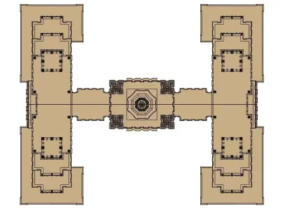 High-rise on Kudrinskaya Square 3D model