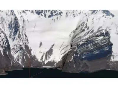 Snow Mountain Lake 3D model