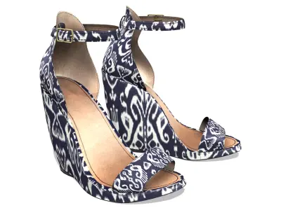 Seychelles Strap Sandals Low-poly 3D model