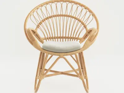 Rattan Chair 3D model