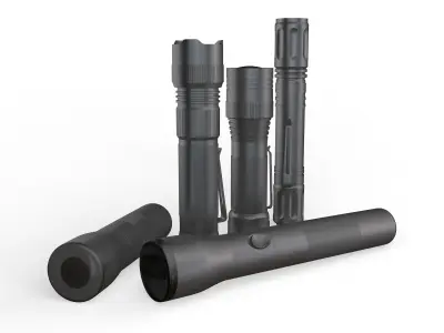 Flashlights Set  3D model