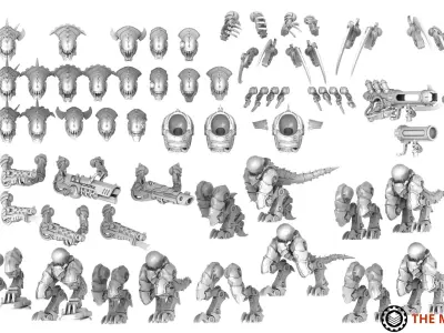 Iron Hive - Warriors MK2 3D print model