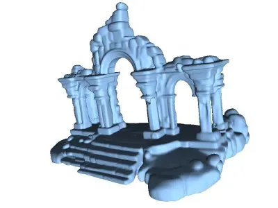 Ancient Ruins 9 3D print model