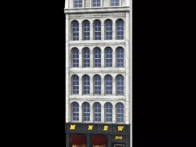 face for background vol3 3D model