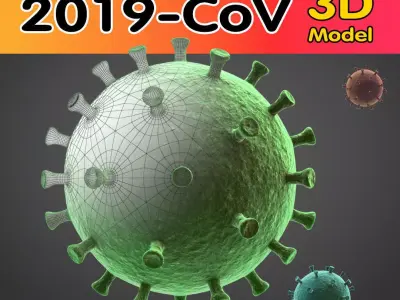 CORONAVIRUS  2019-Covid Free 3D model