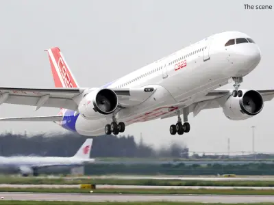  COMAC C929 Civil Aviation Airliner Rigged 