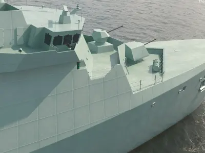  Modern Guided Missile Frigate 