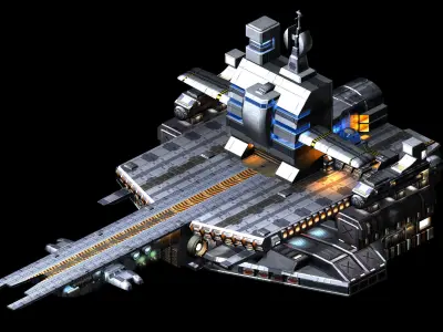 Cosmic fortress 01 3D model