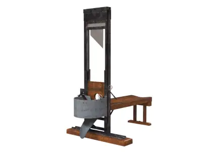Pankrac nacist guillotine 3D model