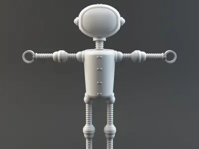 GraphBot robot 3D model