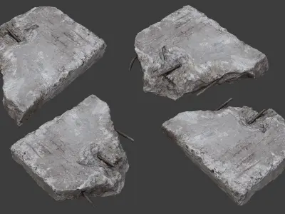  Scanned Construction Debris Pack 