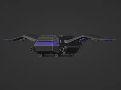 Aerial Robot Low-poly 3D model